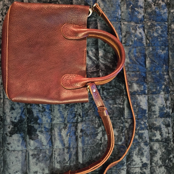 EUC Portland Leather Brown Crossbody Bag - Picture 13 of 14